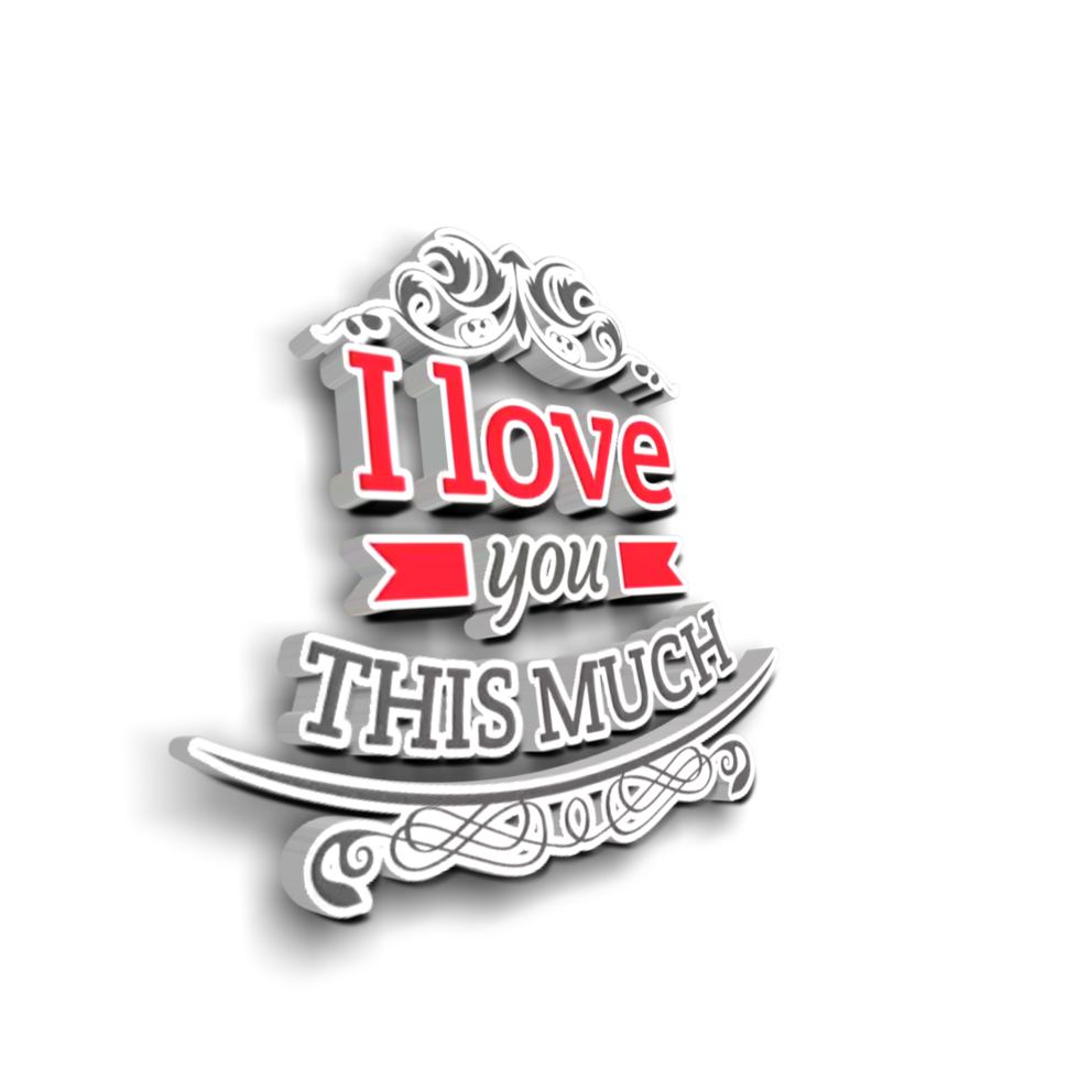 Valentine day decoration png