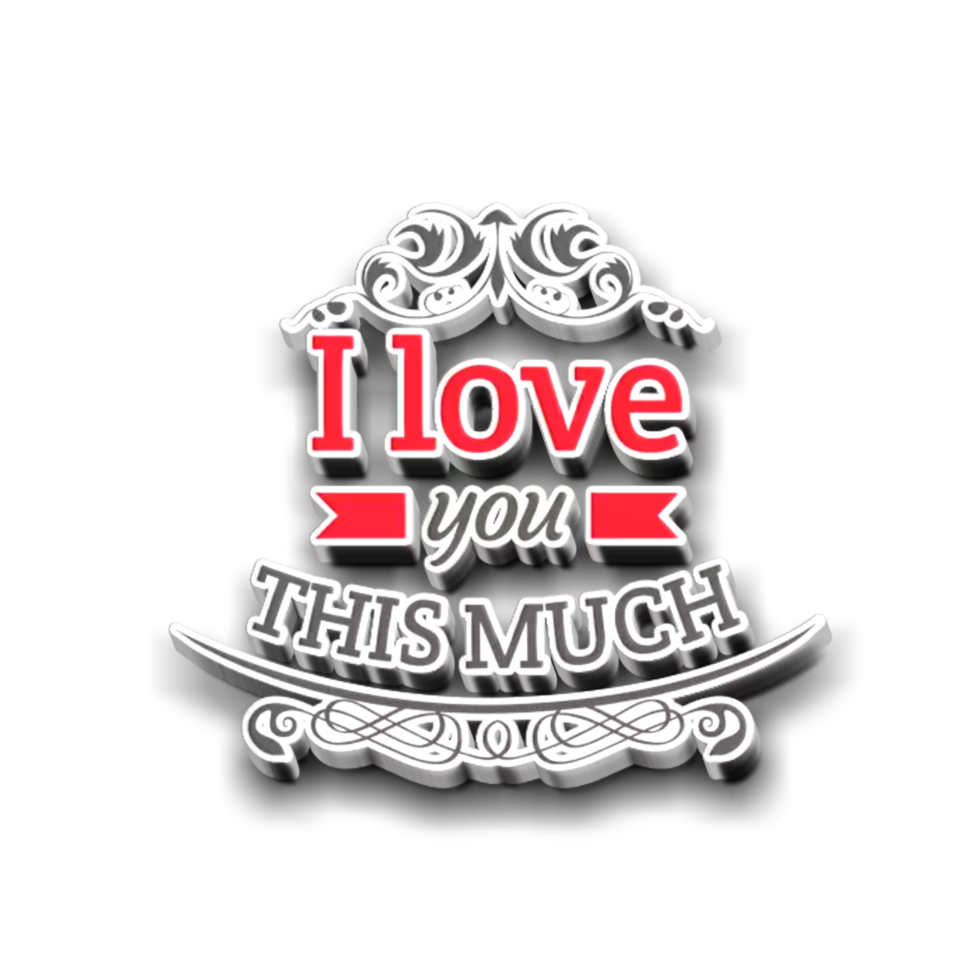 Valentine day decoration png