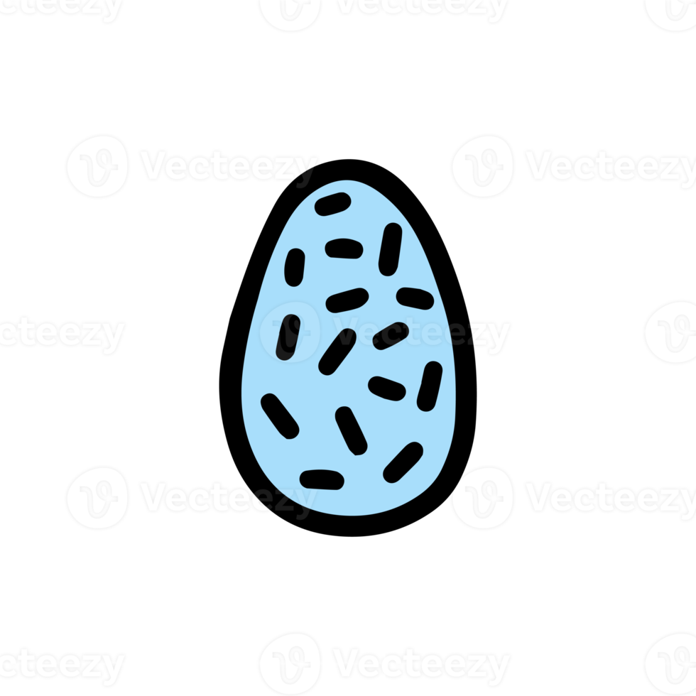 Easter egg illustration png