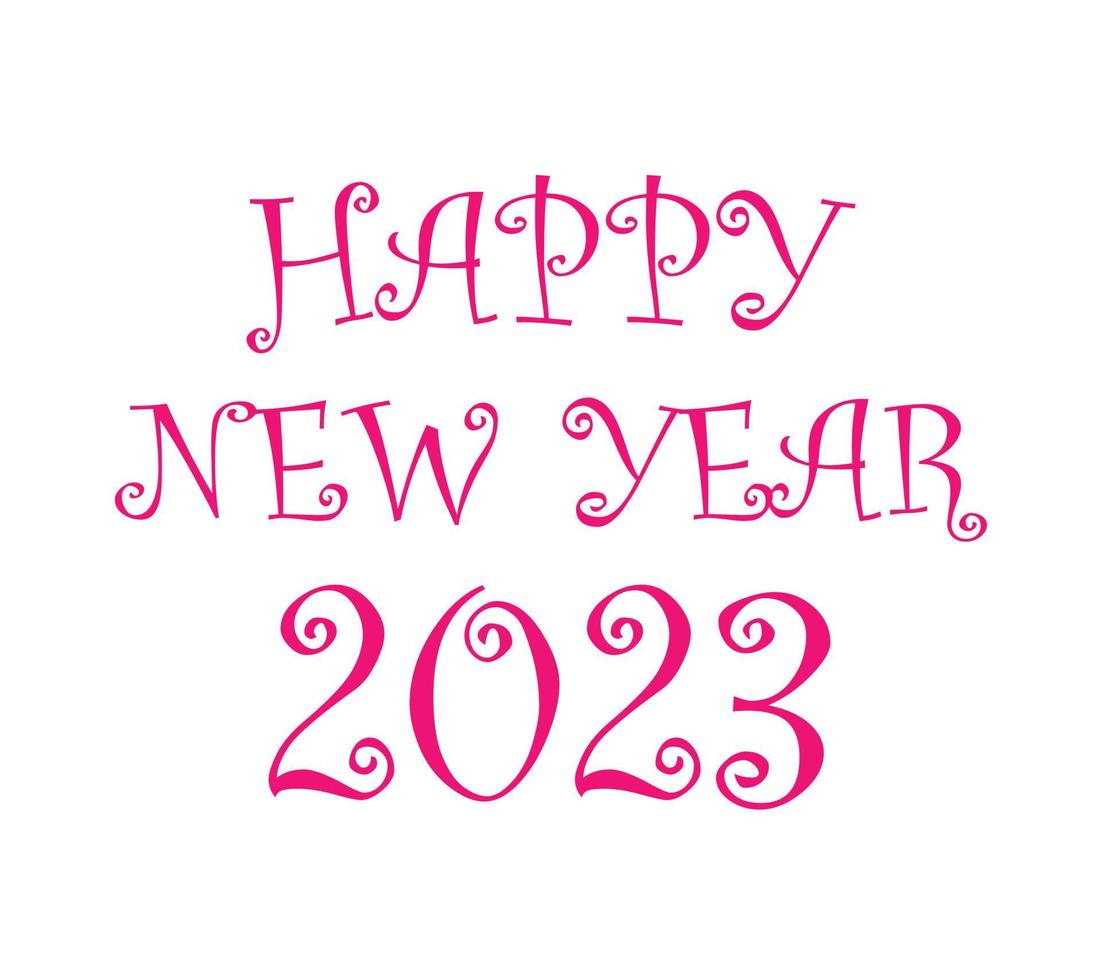happy new year 2023 free vector
