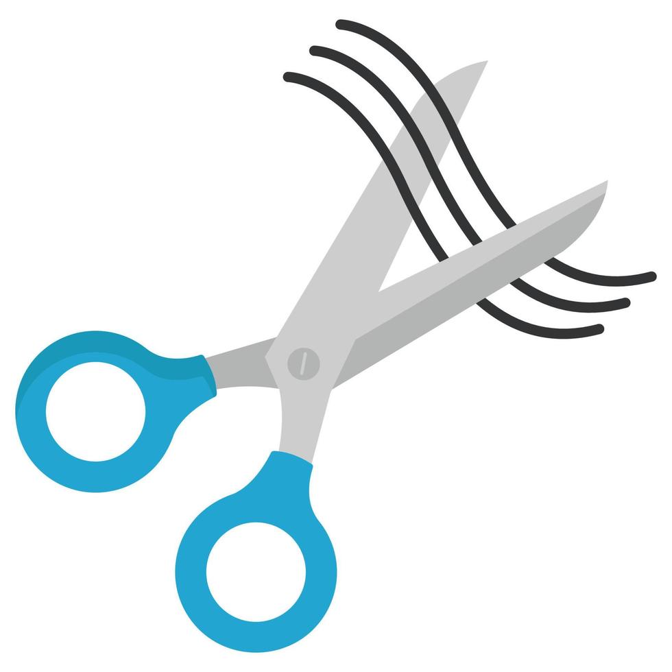 Haircut  which can easily edit or modify vector