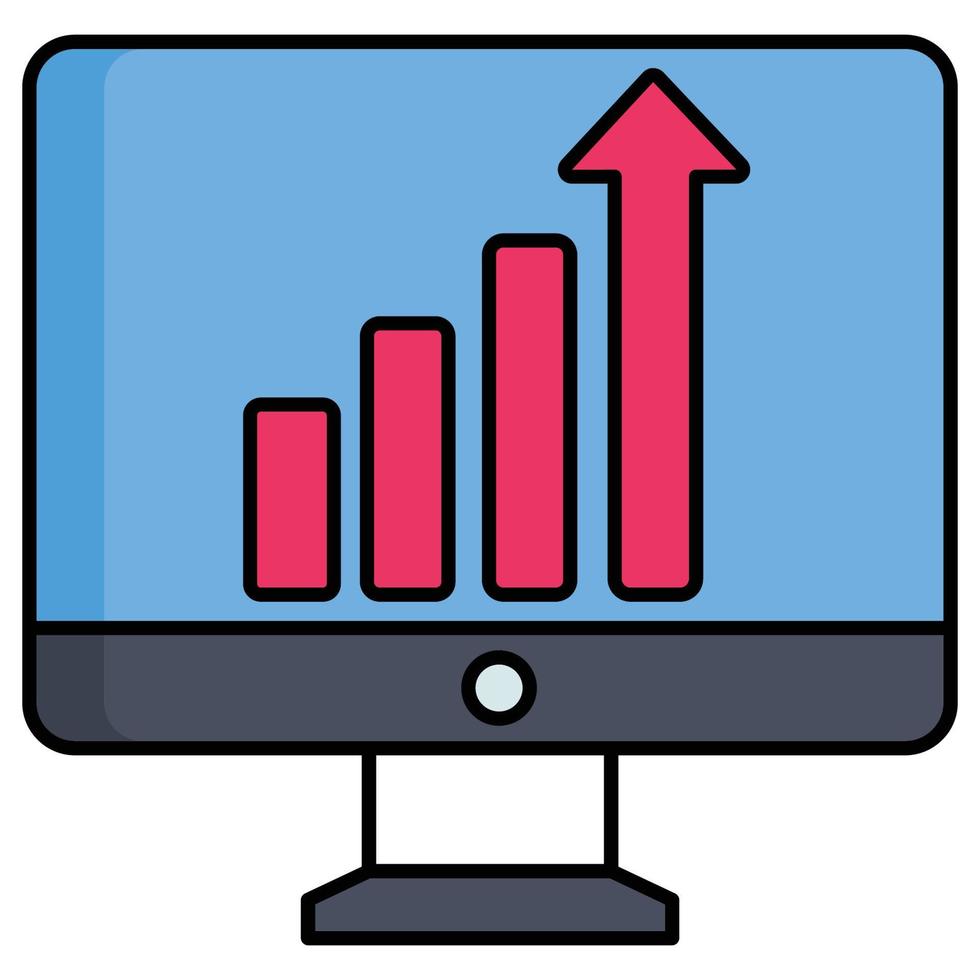 Bar Chart which can easily edit or modify vector