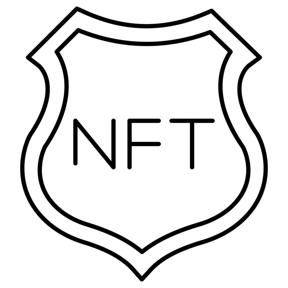 Shield which can easily edit or modify vector