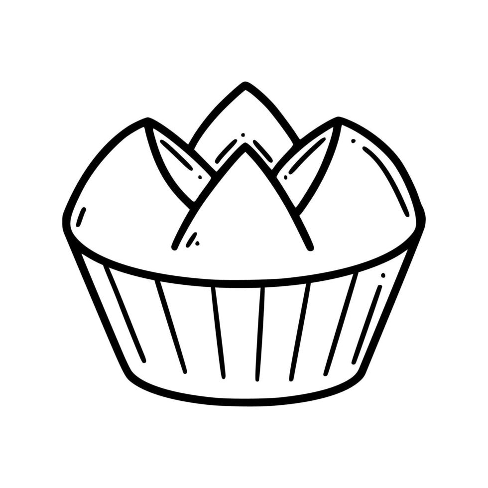 Fa gao, Chinese fortune cake vector illustration.