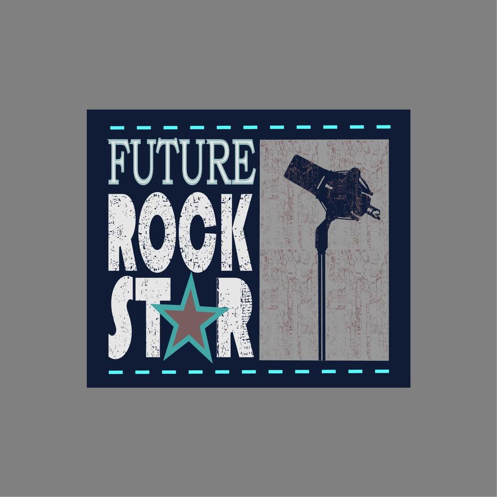 Music rock typography, t-shirt graphics, vectors