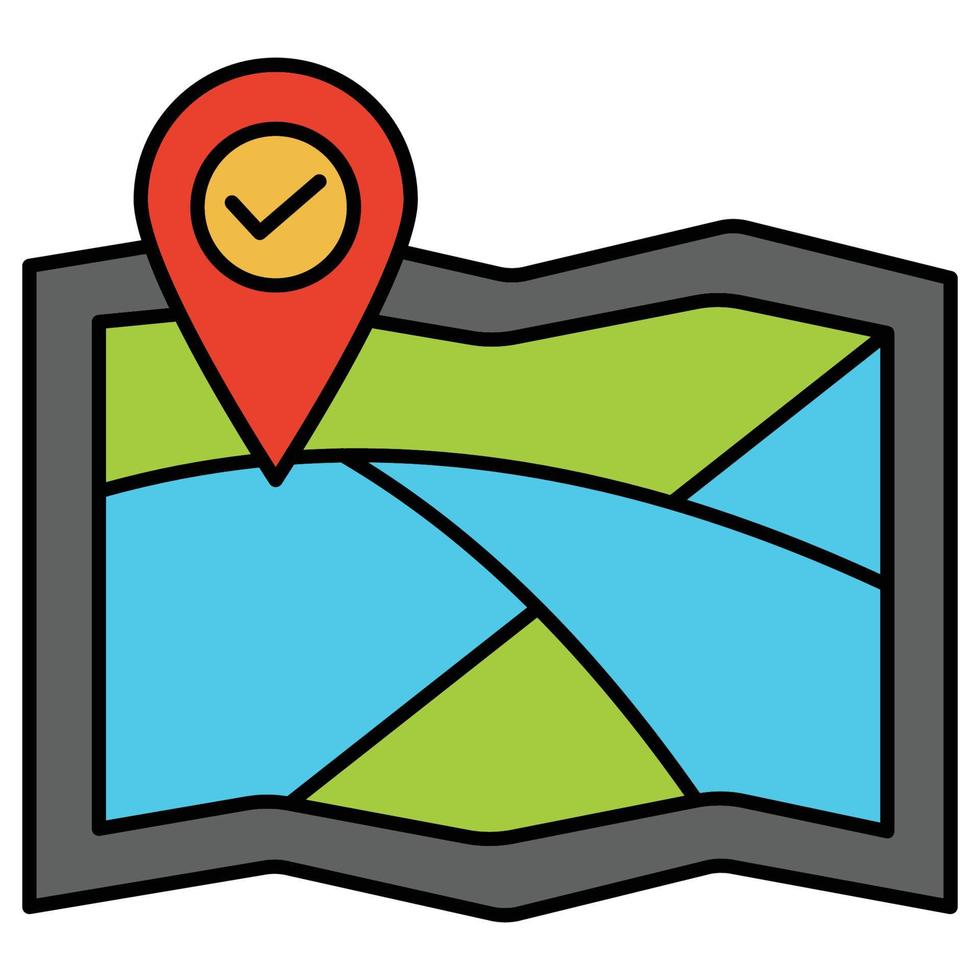 Navigation Map which can easily edit or modify 16772314 Vector Art at ...