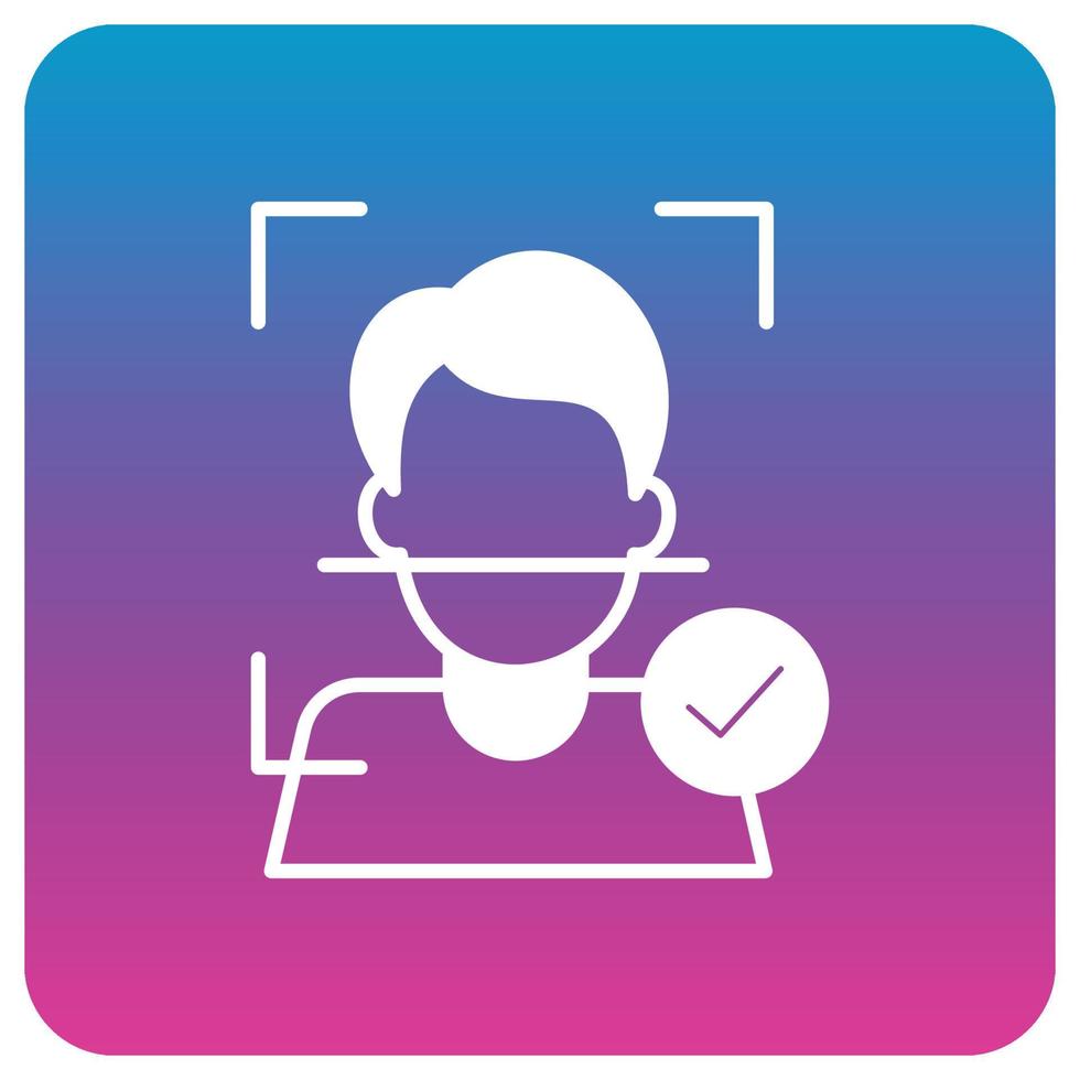 Facial Recognition which can easily edit or modify vector