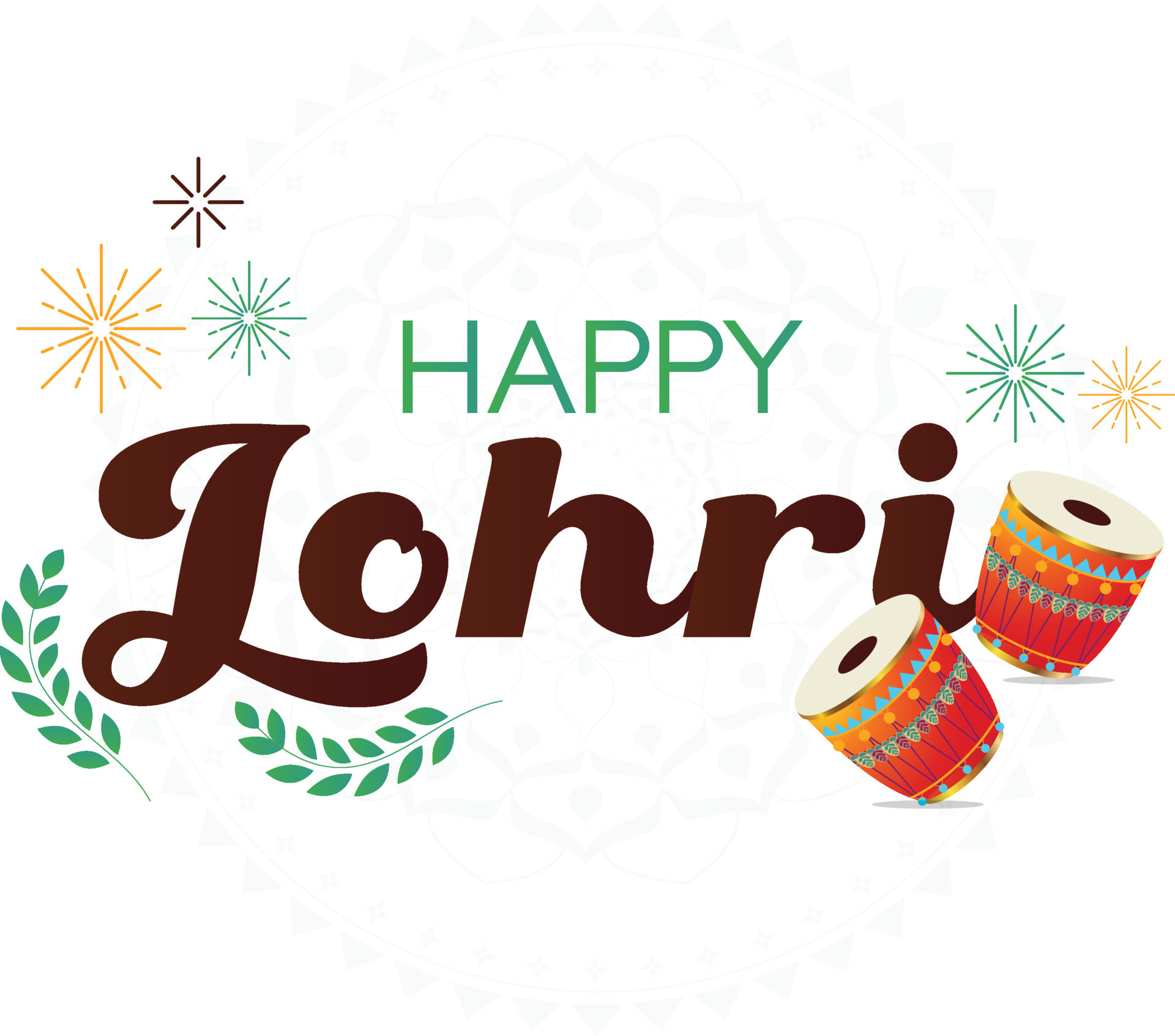 Lohri, happy lohri, lohri festival india, lohri wallpaper 16772388 Vector  Art at Vecteezy