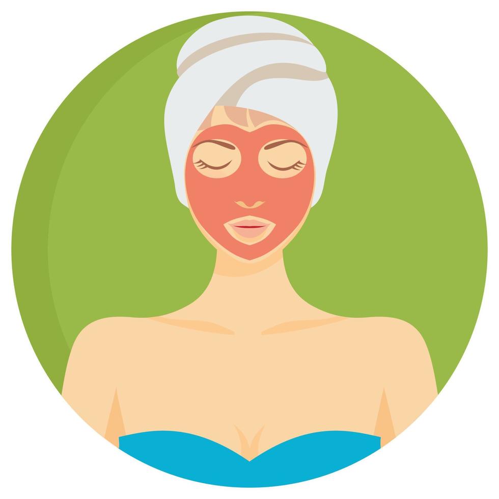 Facial  which can easily edit or modify vector
