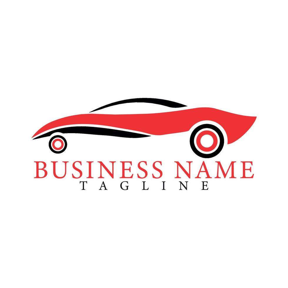 Unique car icon logo design with vector format.