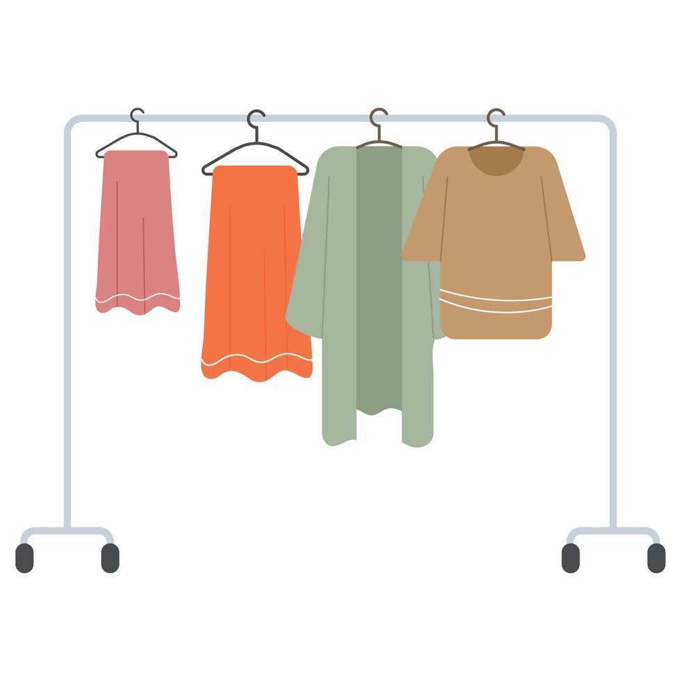 Clothes Rack  which can easily edit or modify vector