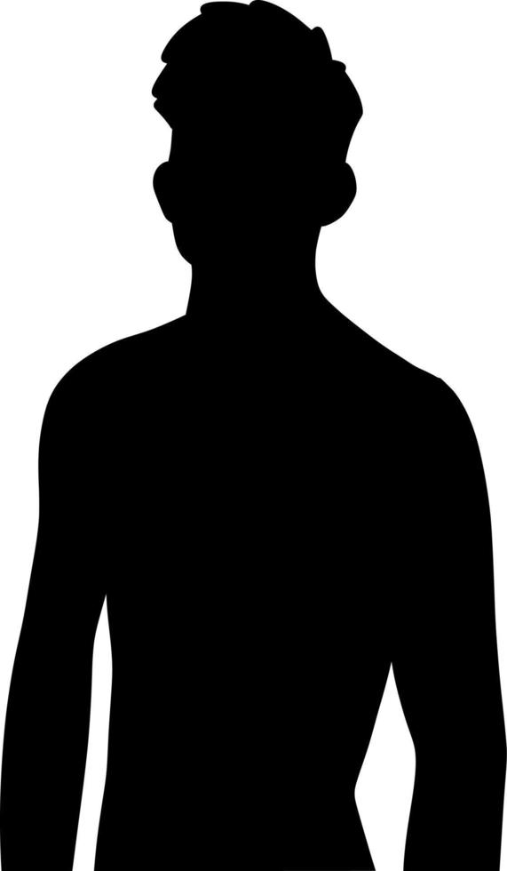 black shape man vector