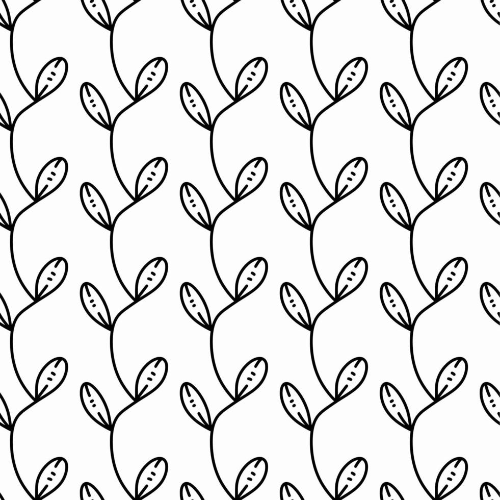 seamless pattern of ivy cartoon vector