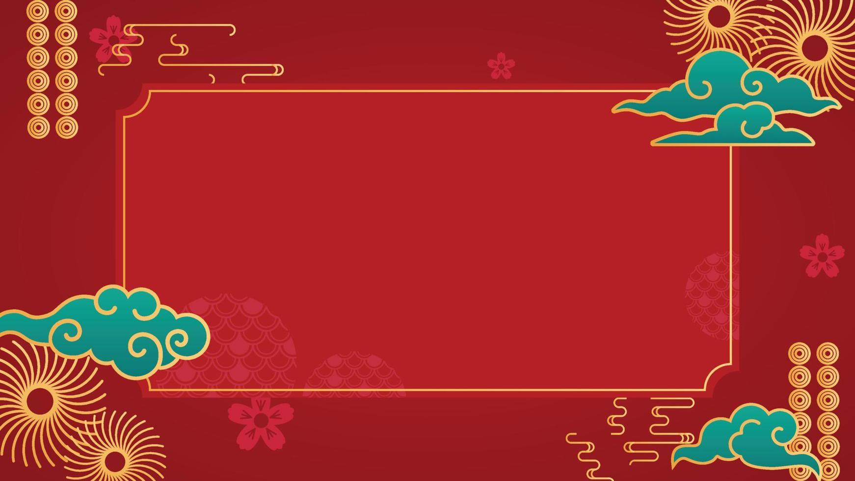 Background Element Chinese New Year vector