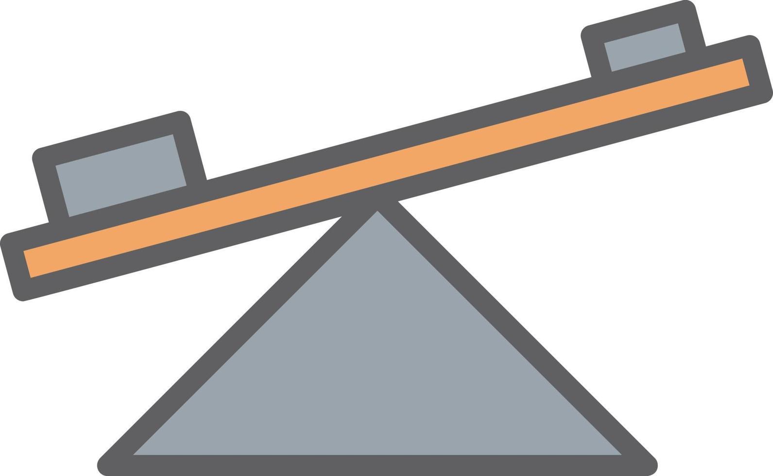 Seesaw Vector Icon