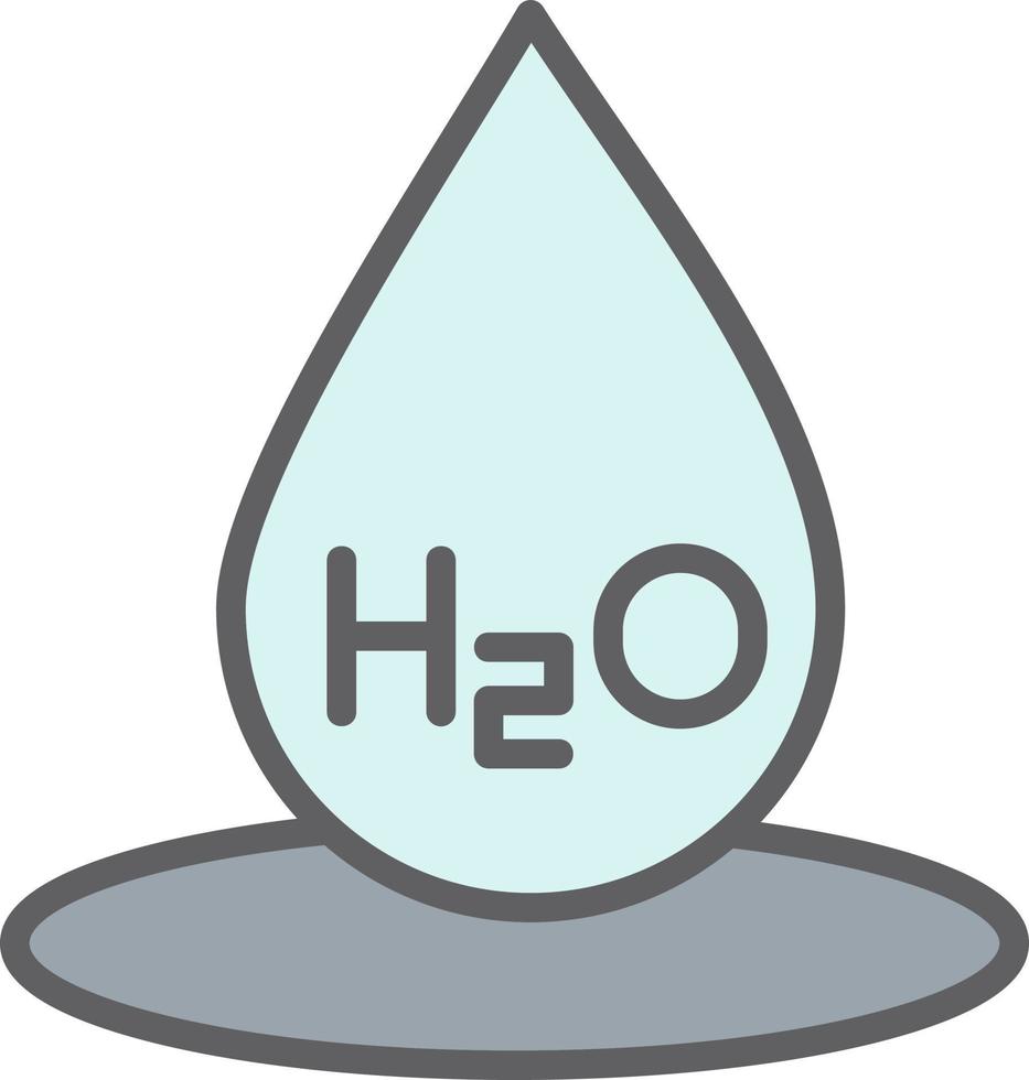 H2o Vector Icon