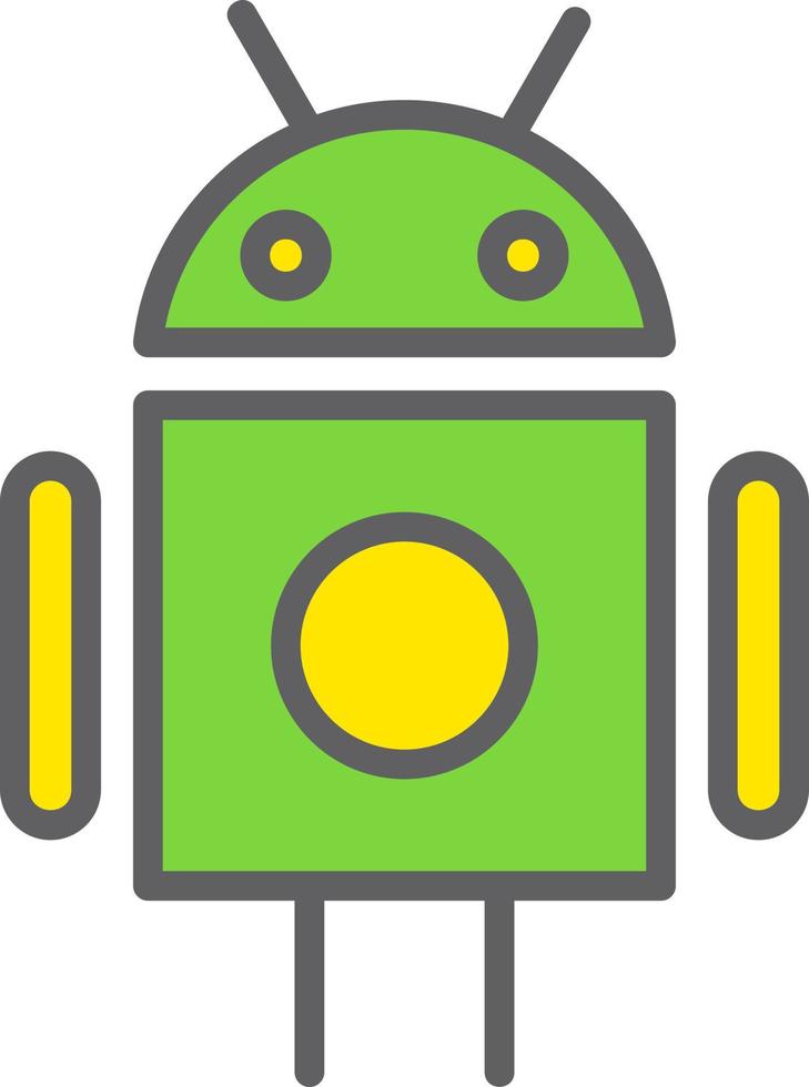 icono de vector de Android