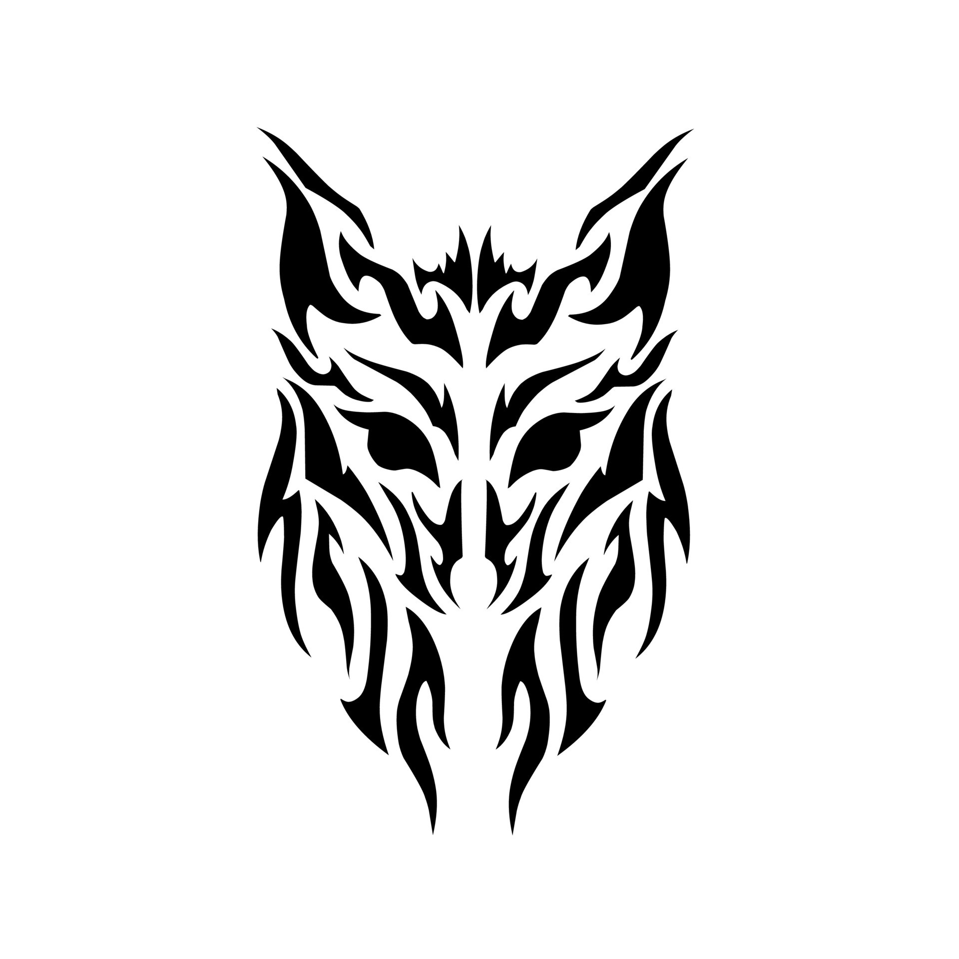 tribal fox designs