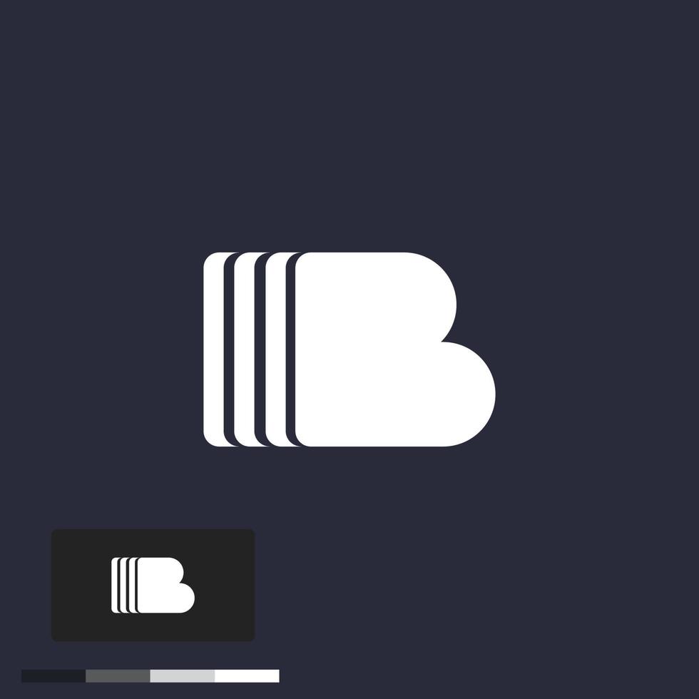 logotipo de lujo y elegante inicial con letra b, elemento de diseño de logotipo de vector de letra b para empresa moderna. signo de empresa simple y letra b. plantilla de emblema de vector de empresa moderna.