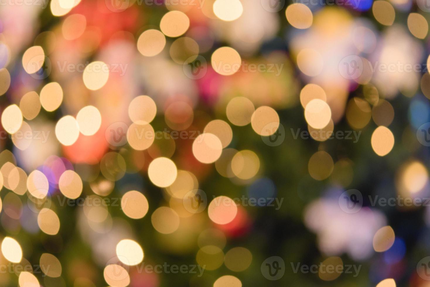 Abstract beautiful blurred bokeh background with copy space. blur bokeh light background festive colorful banner concept. photo