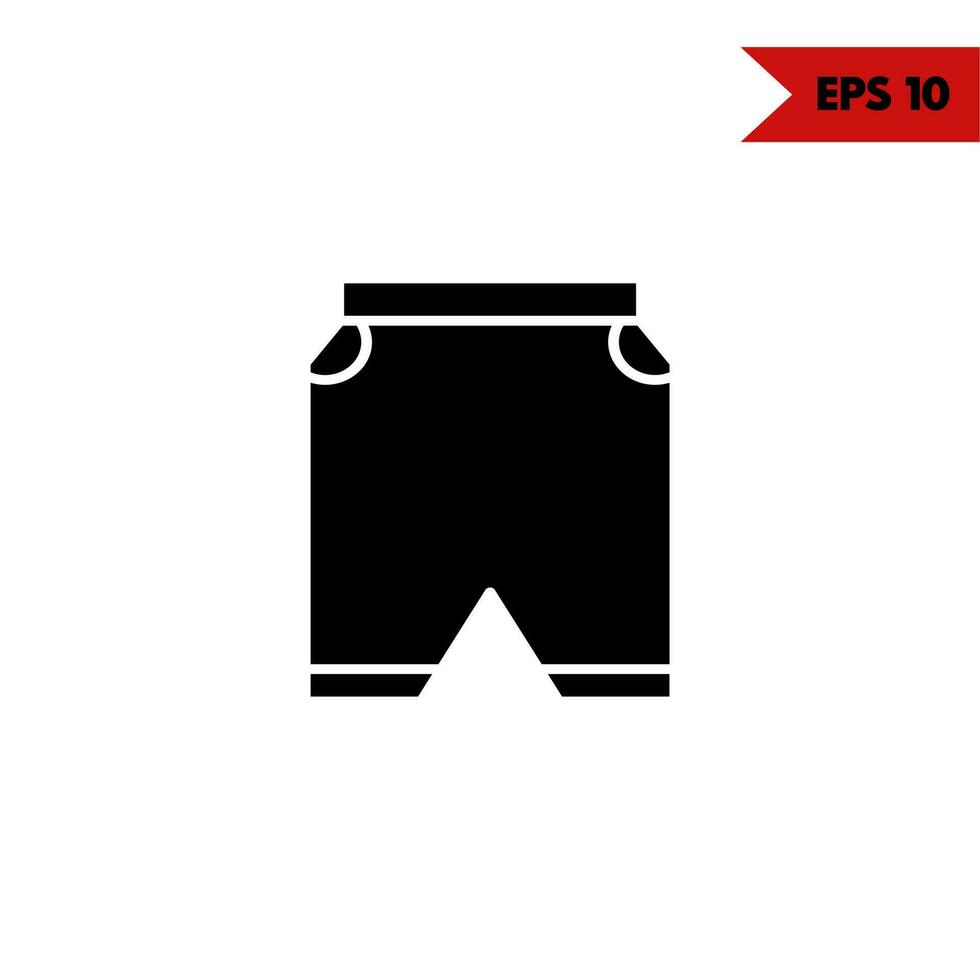 illustration of clothes glyph icon vector