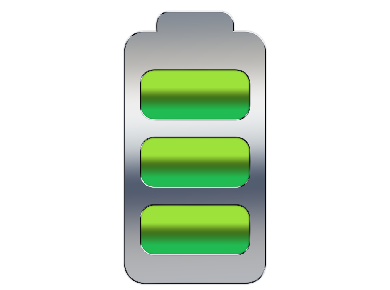 Battery Charging icon on transparent background png