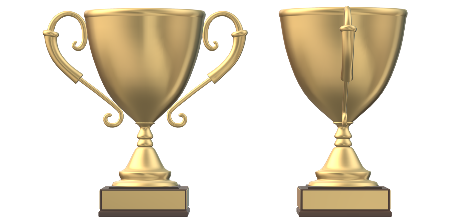 Trophy - Prize 3d Render on transparent background png