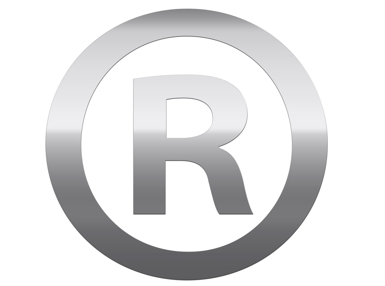 geregistreerd handelsmerk logo icoon Aan transparant achtergrond png