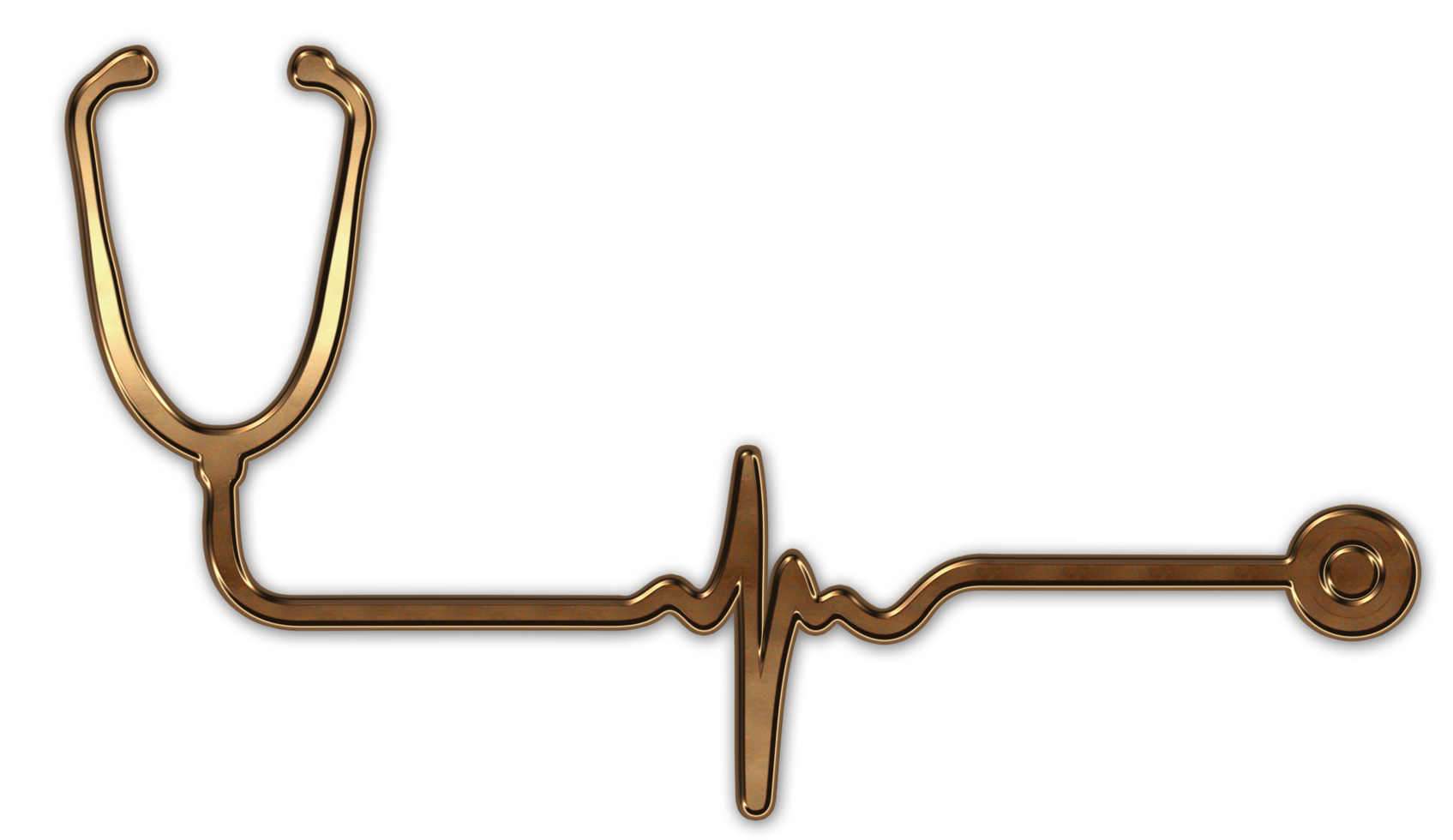 medicinsk stetoskop logotyp ikon på transparent bakgrund png