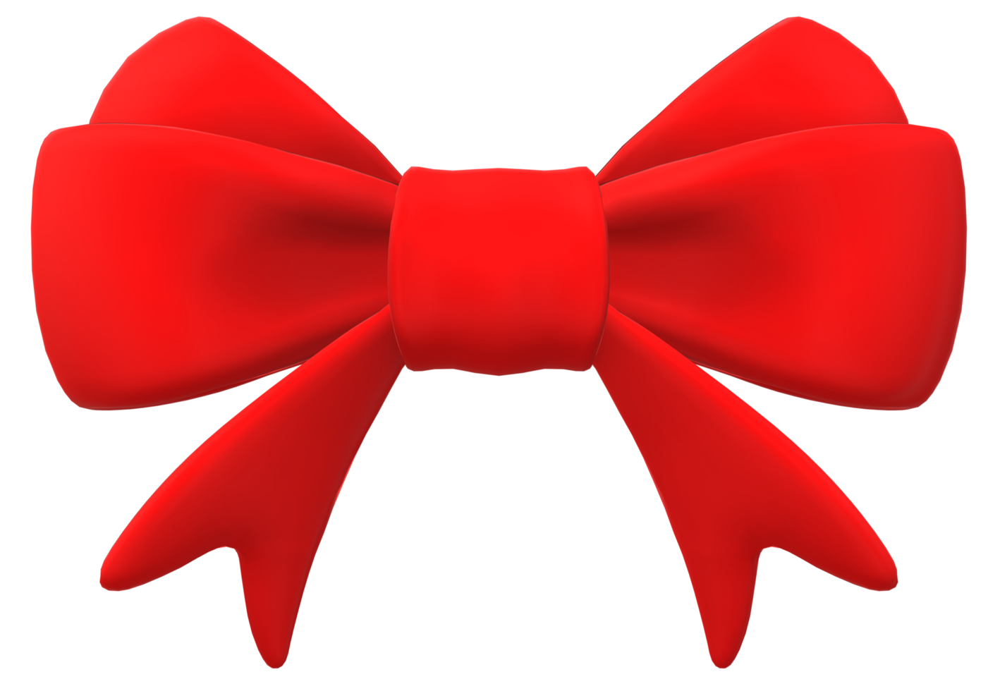 Bow Tie 3d Render on transparent background png