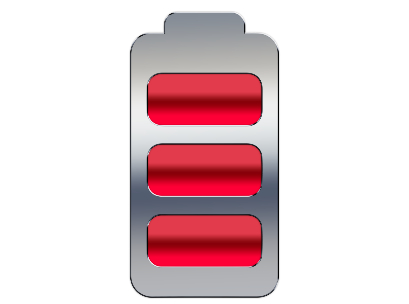 Battery Charging icon on transparent background png