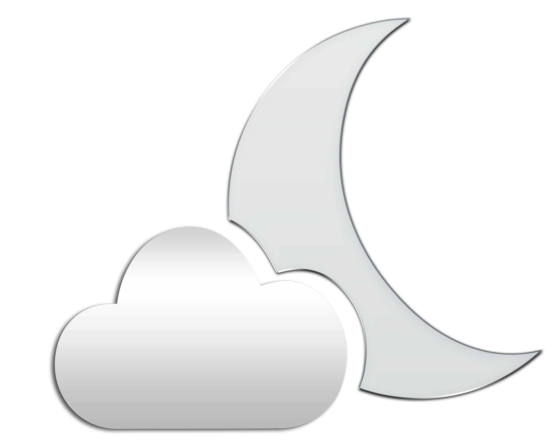 Moon Icon - logo on transparent background 16774617 PNG