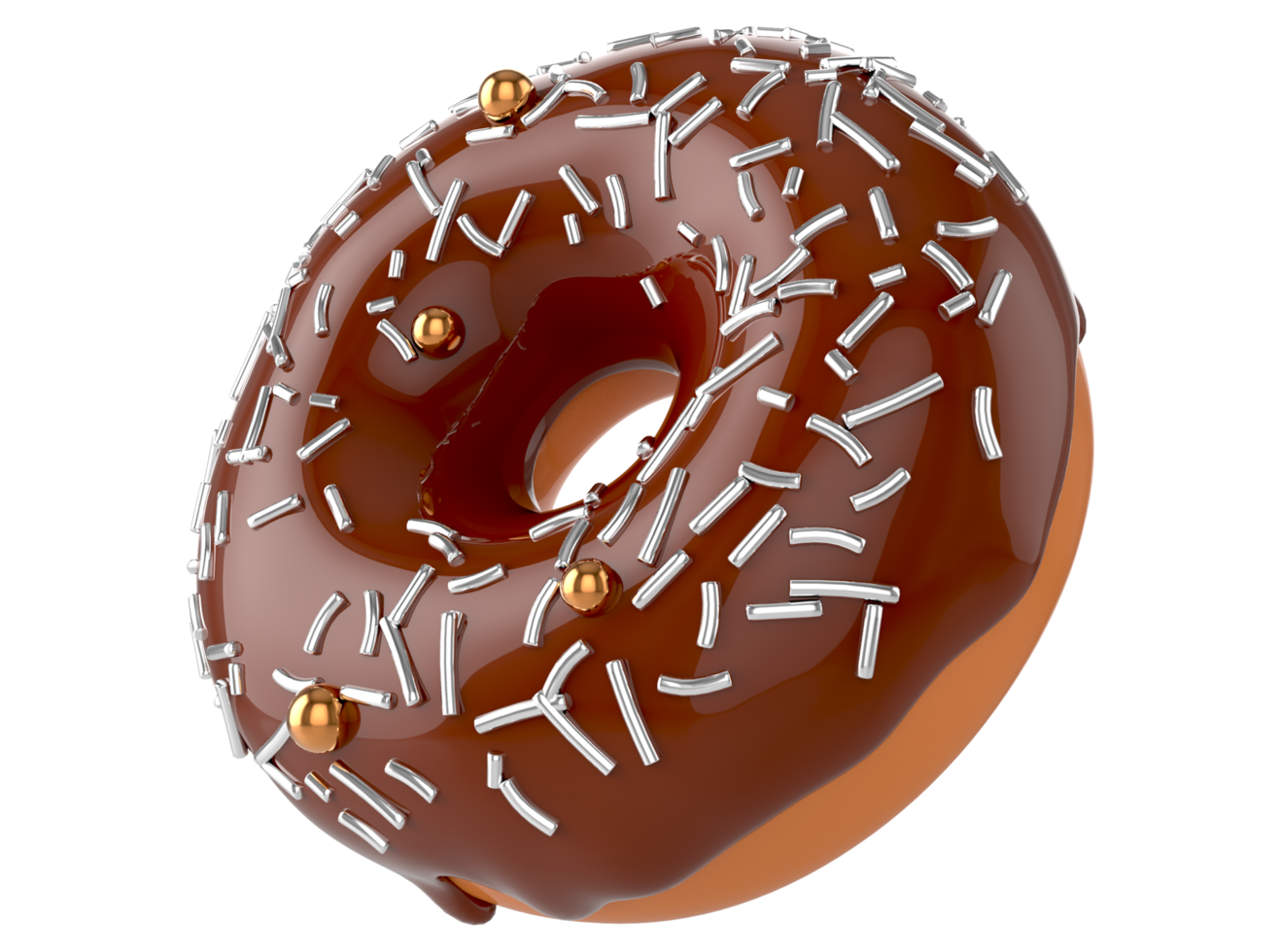 rosquinhas decoradas coloridas isoladas em fundo transparente png