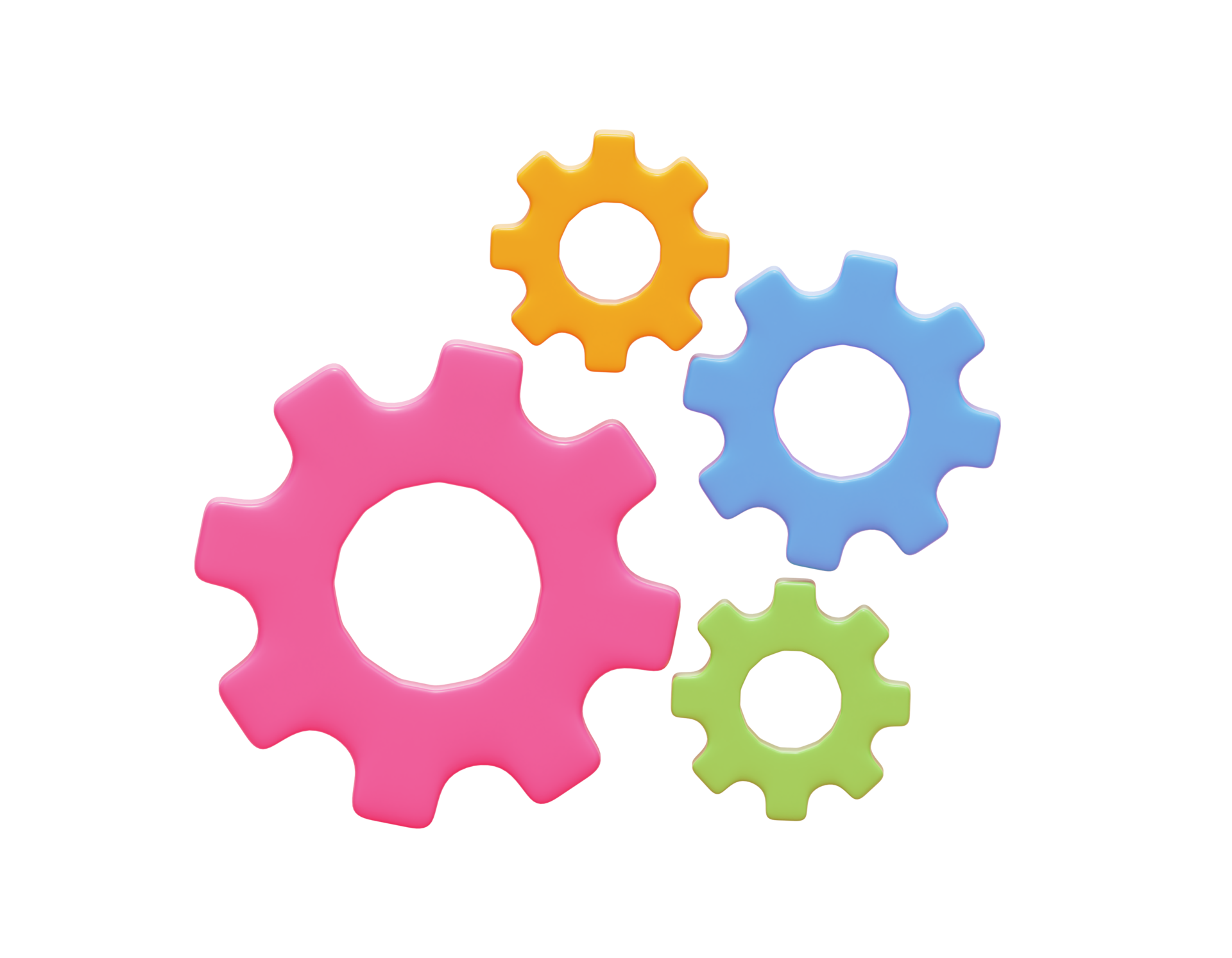 Gear teamwork concept business element engine machine factory