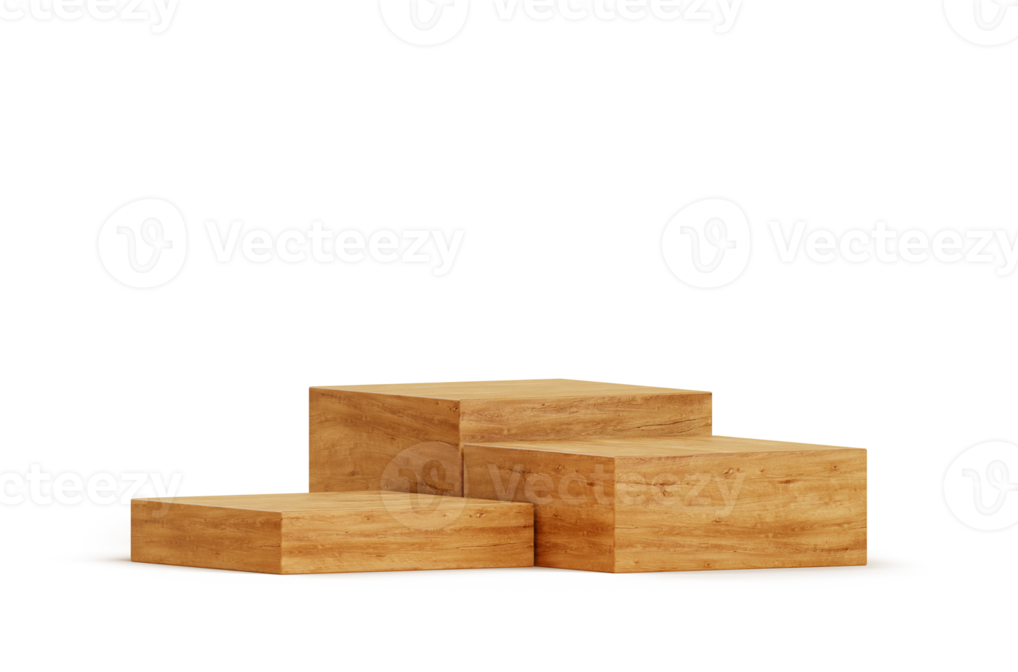 minimal trä- piedestal produkt stå tömma visa abstrakt trä- minimal podium naturlig bakgrund för produkt placering 3d tolkning png