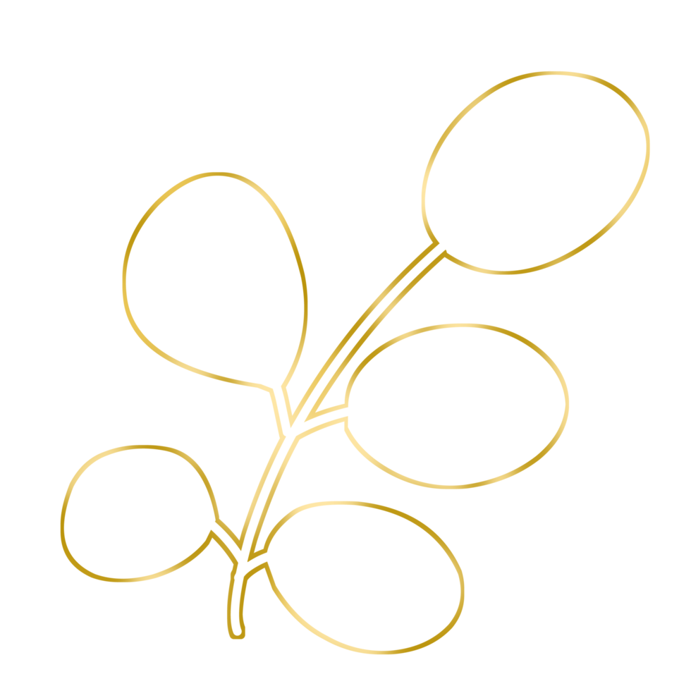 Gold Leaf Illustration 16774983 PNG