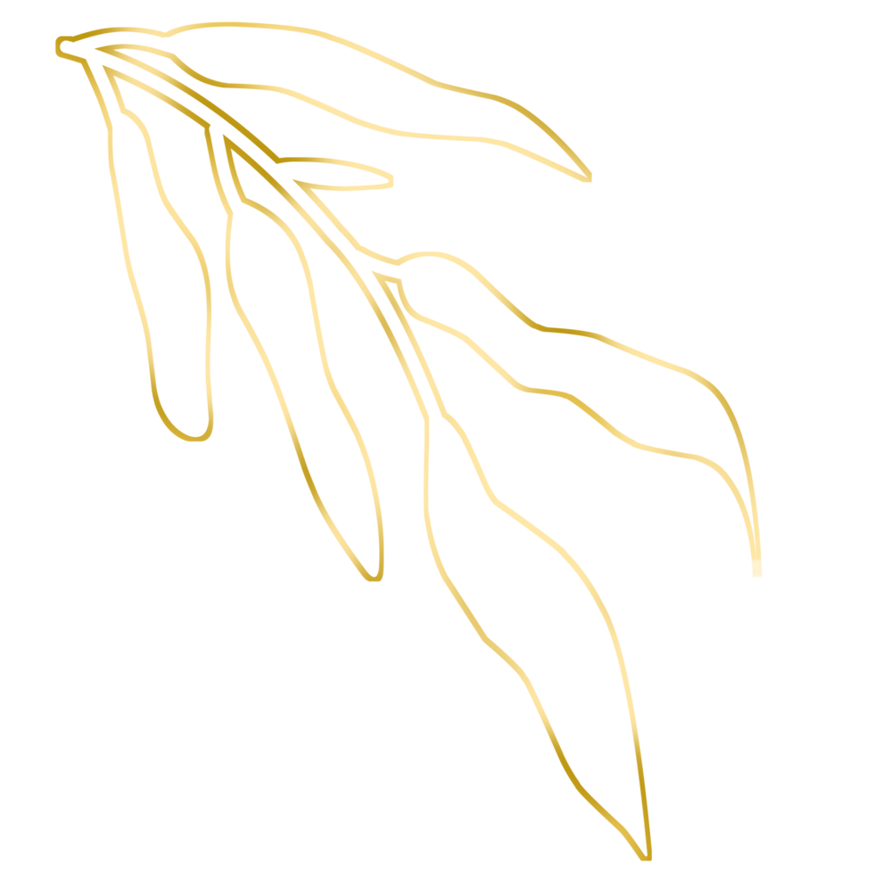 Gold Leaf Illustration 16774985 PNG