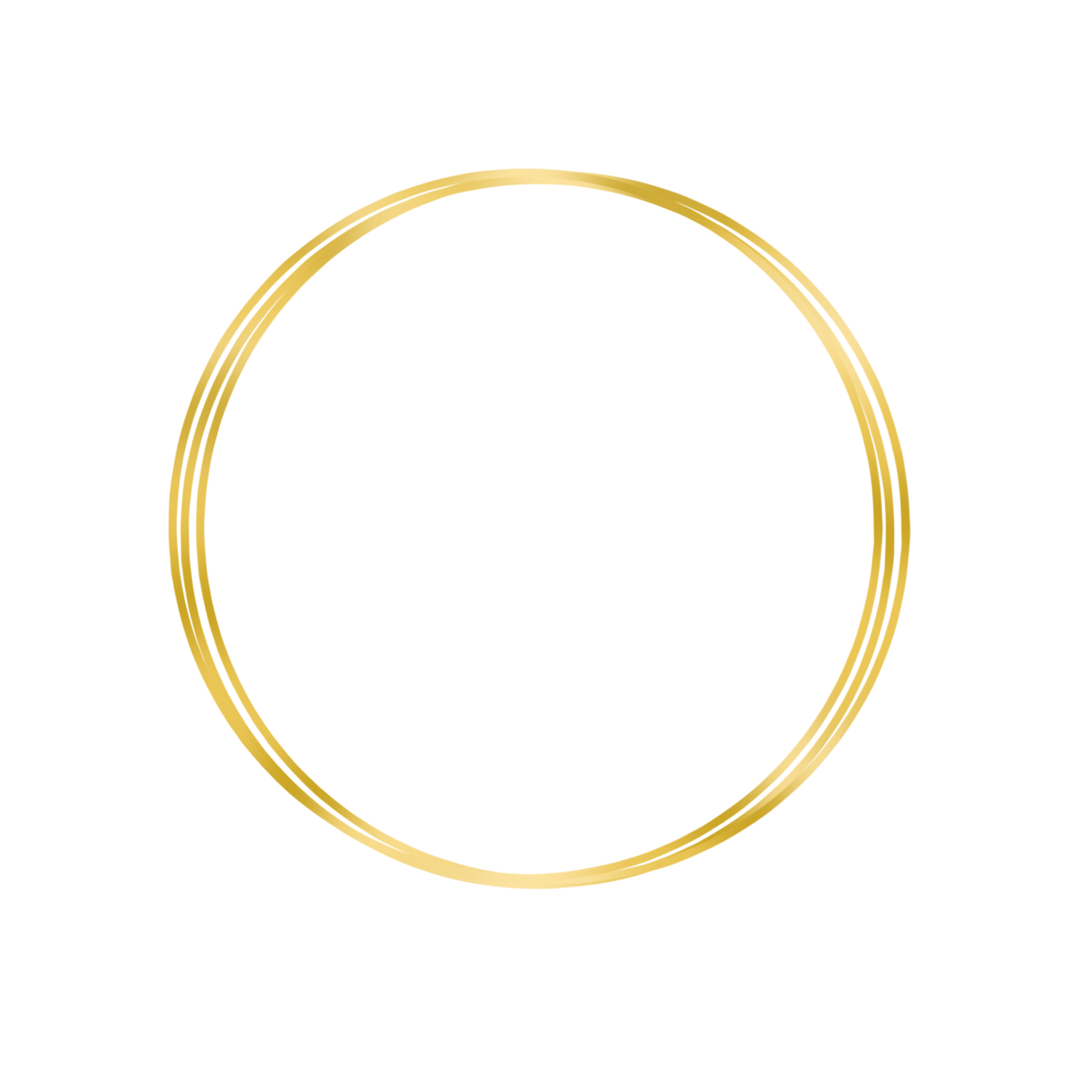 Gold Frame Illustration png