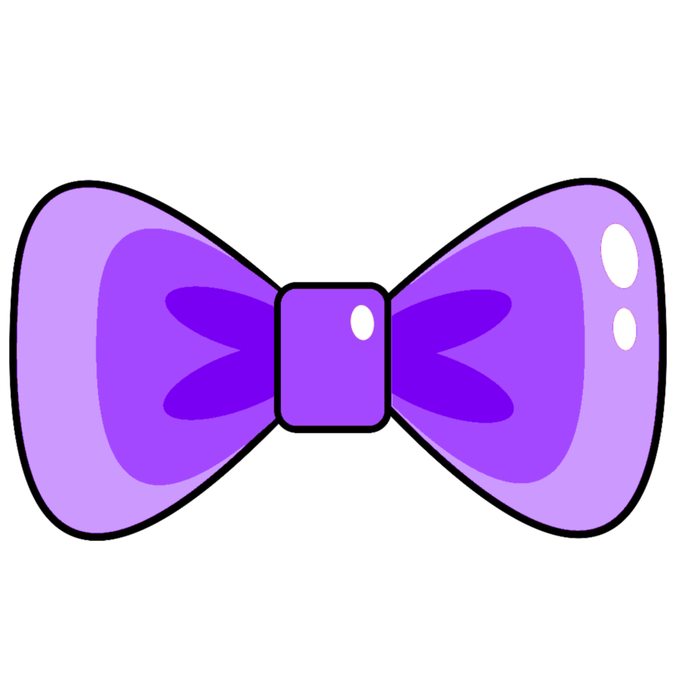 Purple Ribbon with Bow PNG Clip Art - Best WEB Clipart