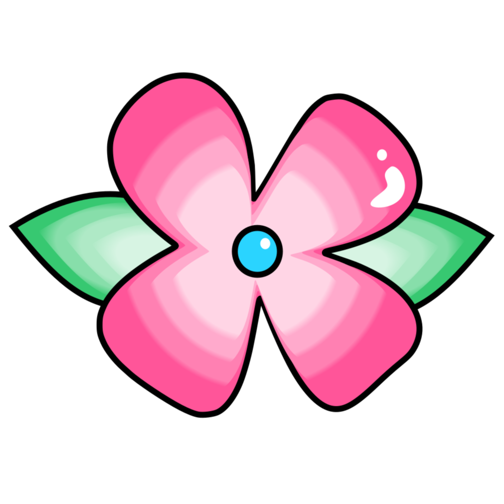 rosa blume süß png