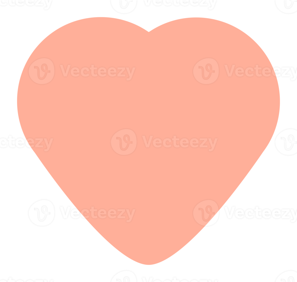 cute colorful heart shape decoration png