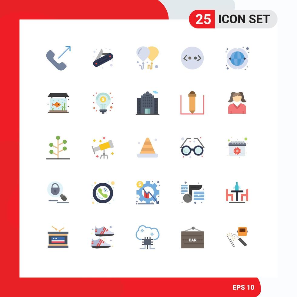 Stock Vector Icon Pack of 25 Line Signs and Symbols for home network fly internet html Editable Vector Design Elements