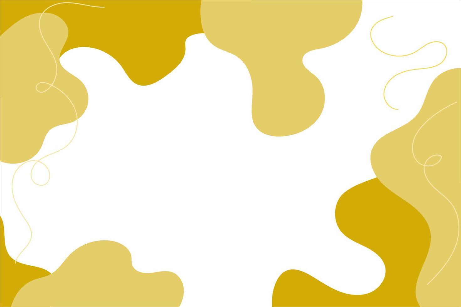 Minimalist background yellow line abstract vector