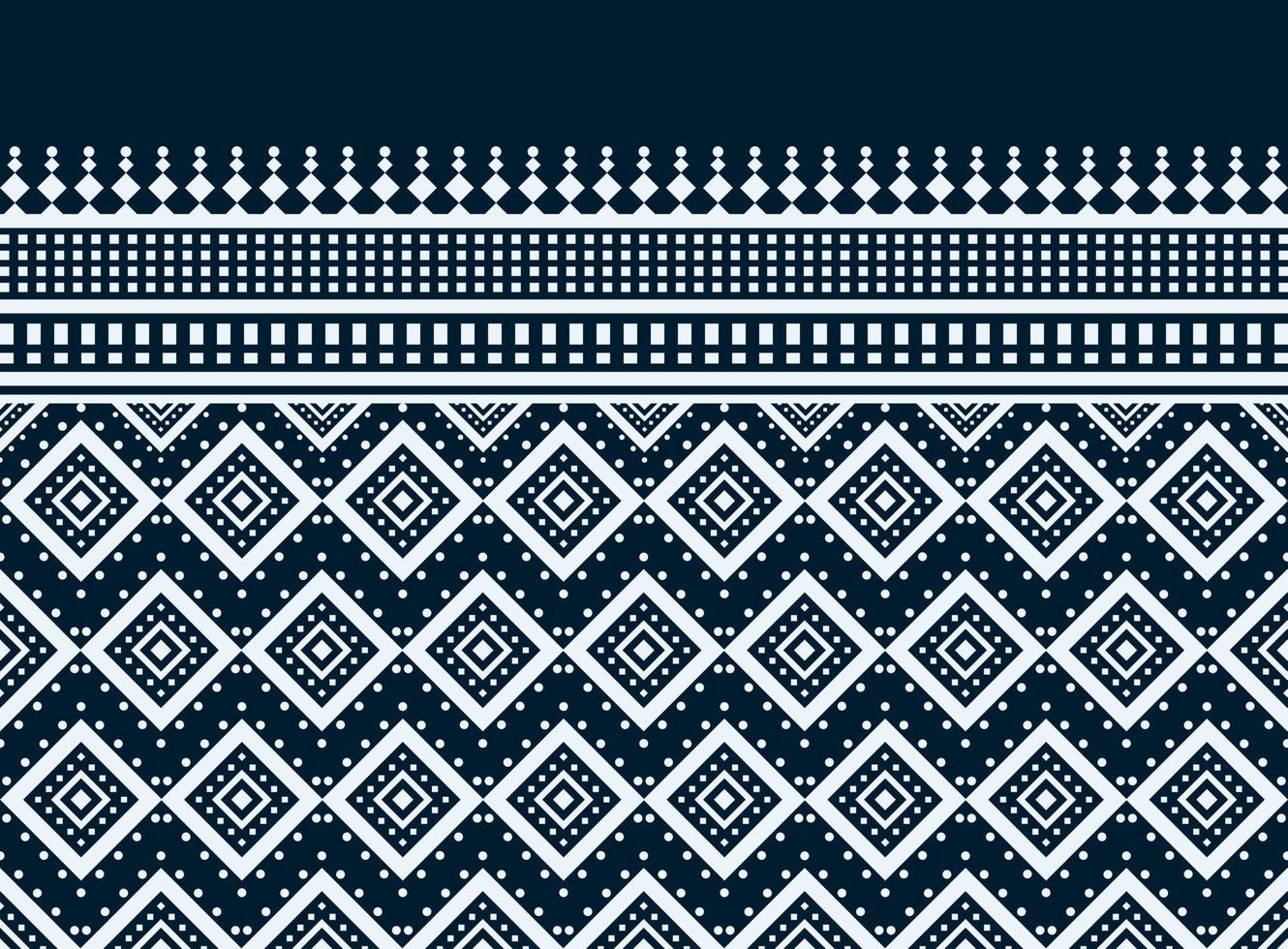 Geometric ethnic oriental pattern background. Design for texture, wrapping, clothing, batik, fabric, wallpaper and background. Pattern embroidery design. vector