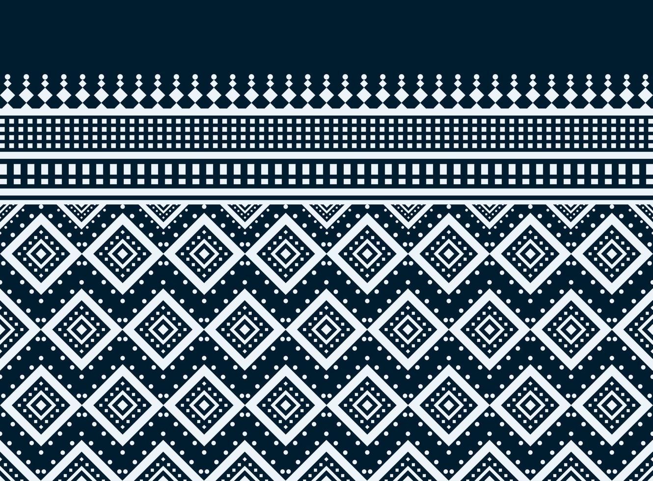 Geometric ethnic oriental pattern background. Design for texture, wrapping, clothing, batik, fabric, wallpaper and background. Pattern embroidery design. vector