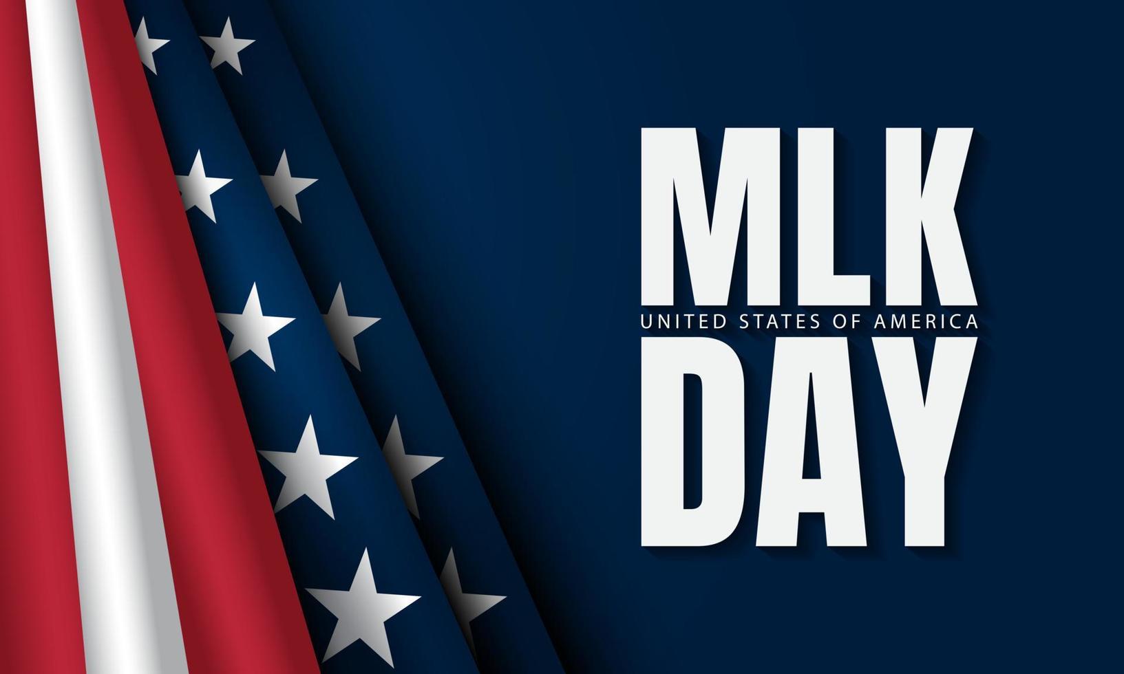MLK Day Background Design. vector