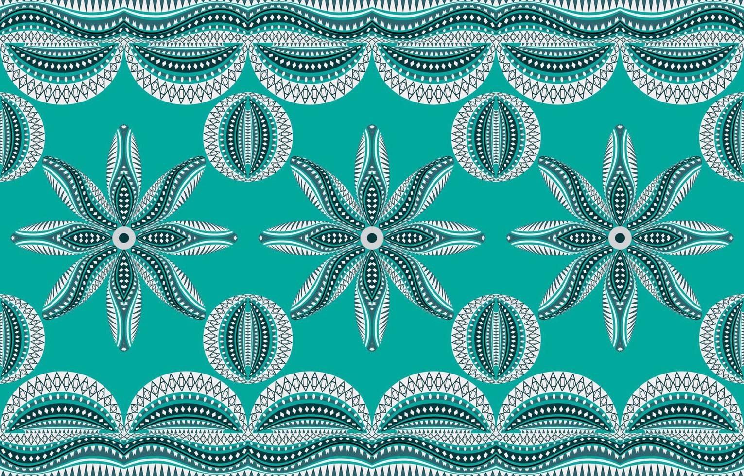Fabric textile pattern flower circle wavy diagonal curve stripes. Ethnic geometric tribal native aztec arabesque fabric carpet Indian Arabian African seamless patterns. Ornate line graphic embroidery. vector