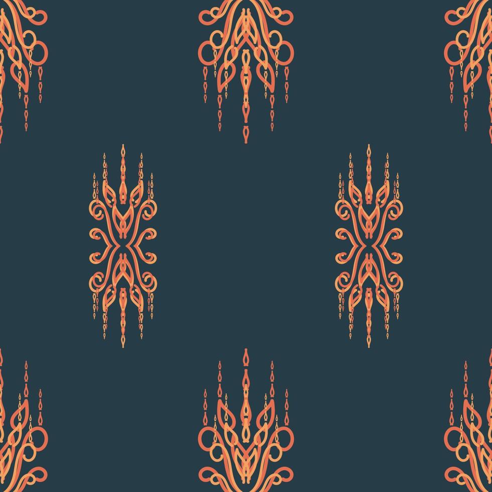 Ornate elegant antique porcelain abstract seamless pattern texture background. Geometric ethnic tribal vintage retro modern style. Fabric texture textile seamless patterns backdrop art print vector. vector