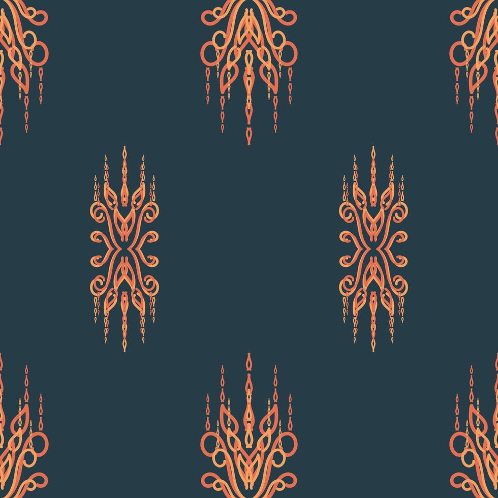 Ornate elegant antique porcelain abstract seamless pattern texture background. Geometric ethnic tribal vintage retro modern style. Fabric texture textile seamless patterns backdrop art print vector. vector