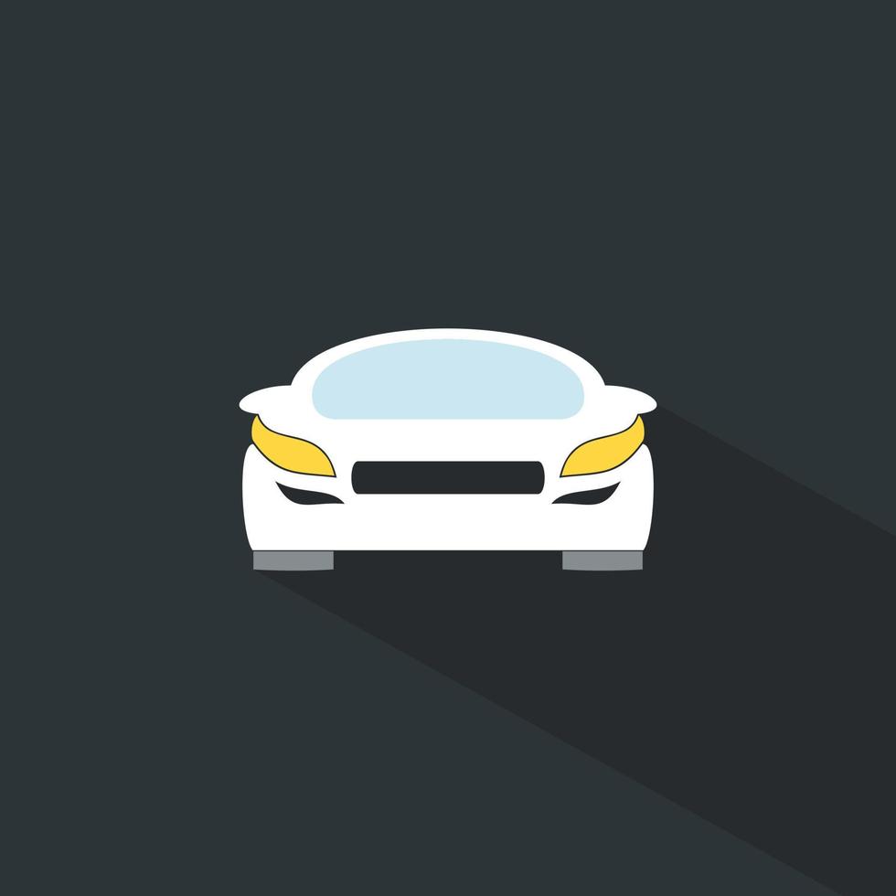 Three cars on a grey background. A vector illustration